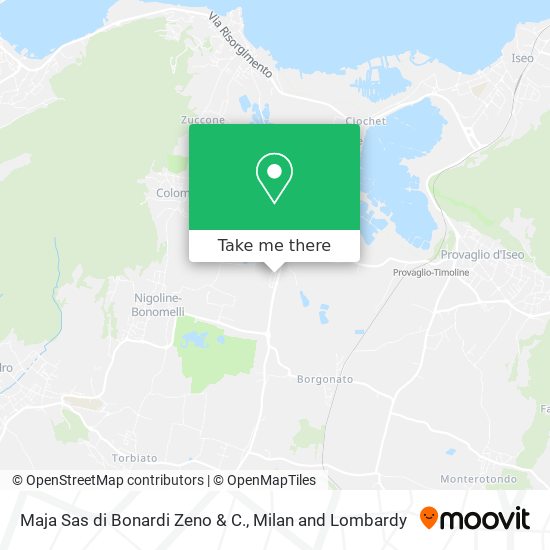Maja Sas di Bonardi Zeno & C. map