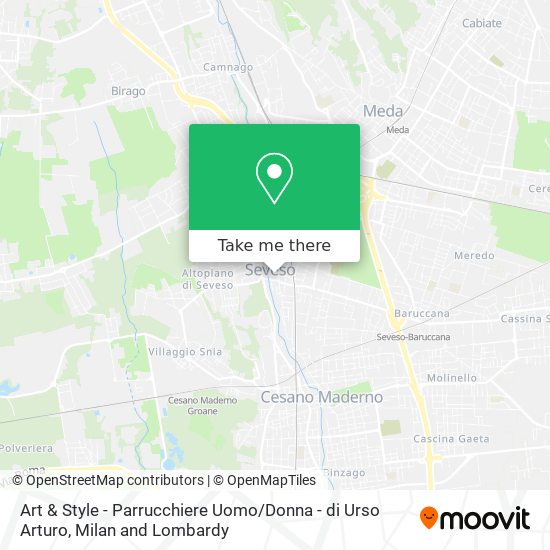 Art & Style - Parrucchiere Uomo / Donna - di Urso Arturo map