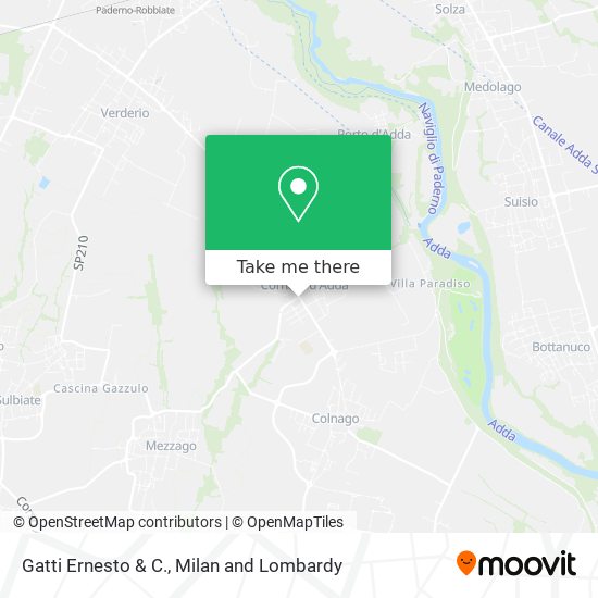 Gatti Ernesto & C. map