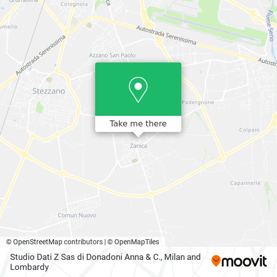 Studio Dati Z Sas di Donadoni Anna & C. map