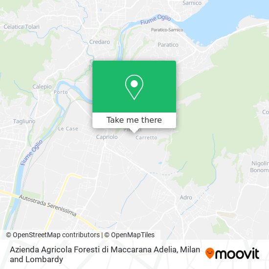 Azienda Agricola Foresti di Maccarana Adelia map