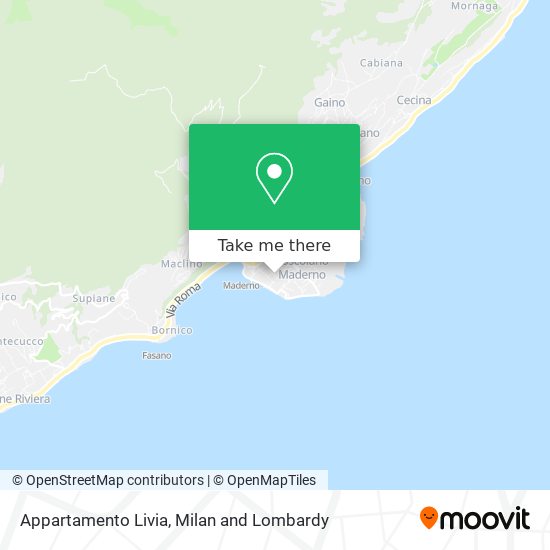 Appartamento Livia map