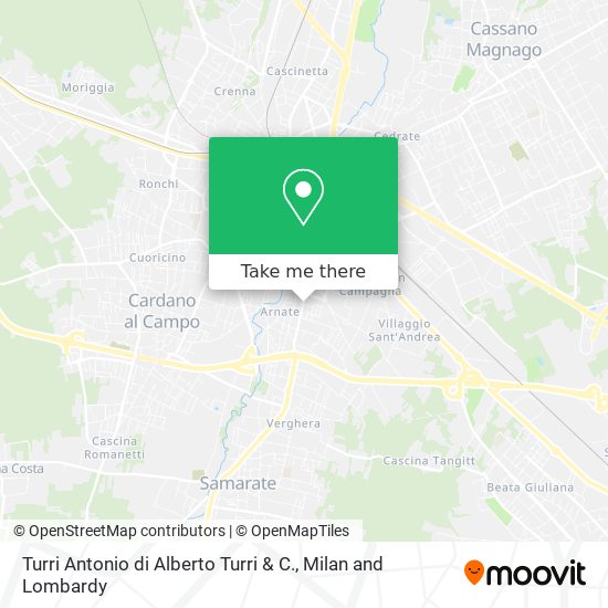 Turri Antonio di Alberto Turri & C. map