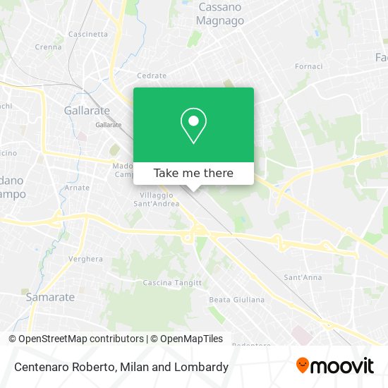 Centenaro Roberto map