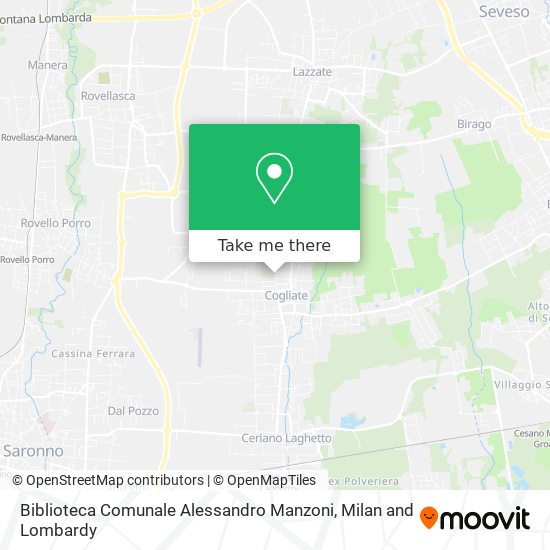 Biblioteca Comunale Alessandro Manzoni map