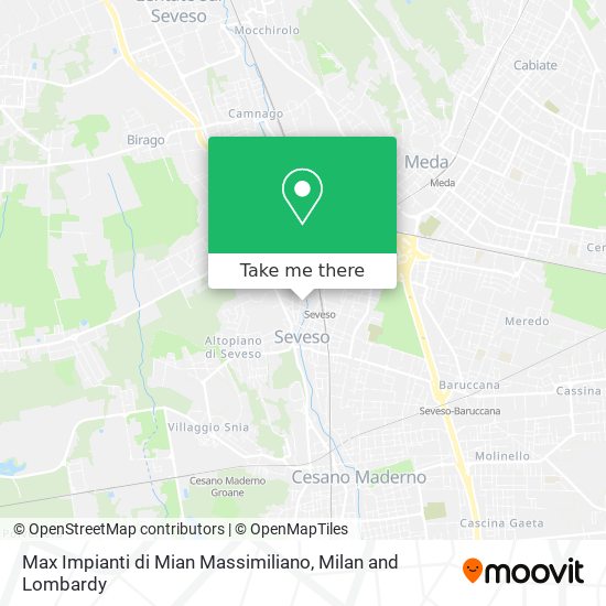 Max Impianti di Mian Massimiliano map