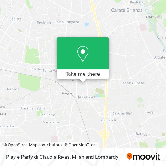 Play e Party di Claudia Rivas map