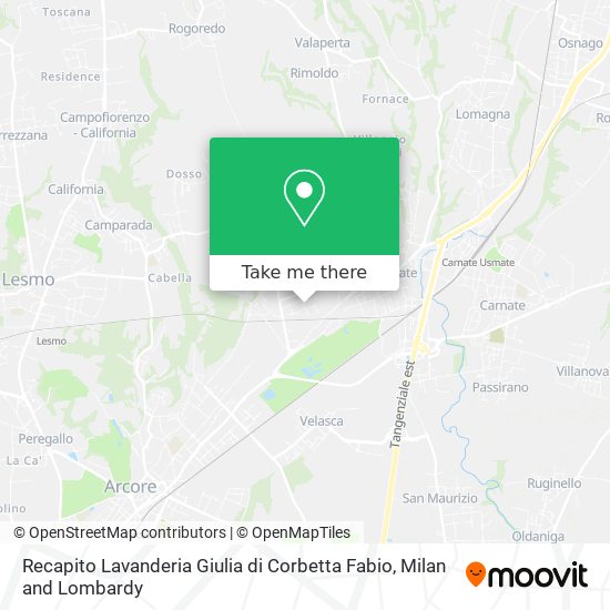 Recapito Lavanderia Giulia di Corbetta Fabio map