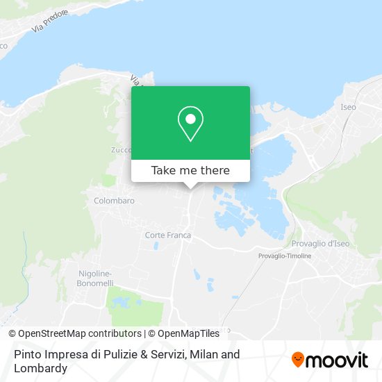 Pinto Impresa di Pulizie & Servizi map