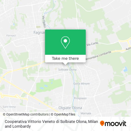 Cooperativa Vittorio Veneto di Solbiate Olona map
