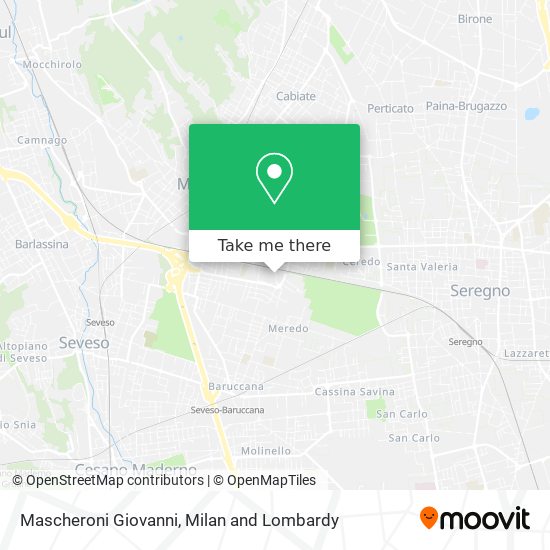 Mascheroni Giovanni map