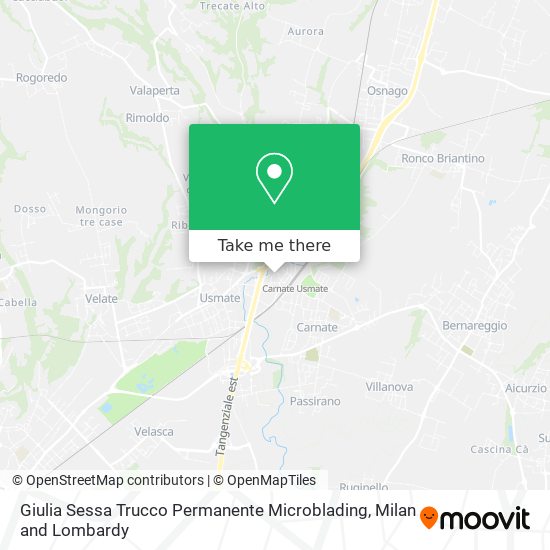 Giulia Sessa Trucco Permanente Microblading map