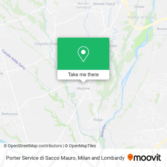 Porter Service di Sacco Mauro map
