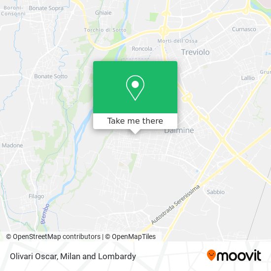 Olivari Oscar map