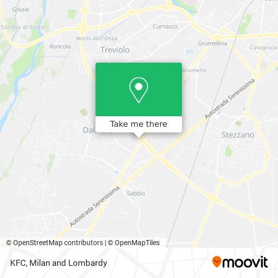 KFC map