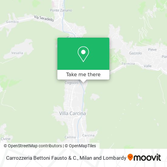 Carrozzeria Bettoni Fausto & C. map
