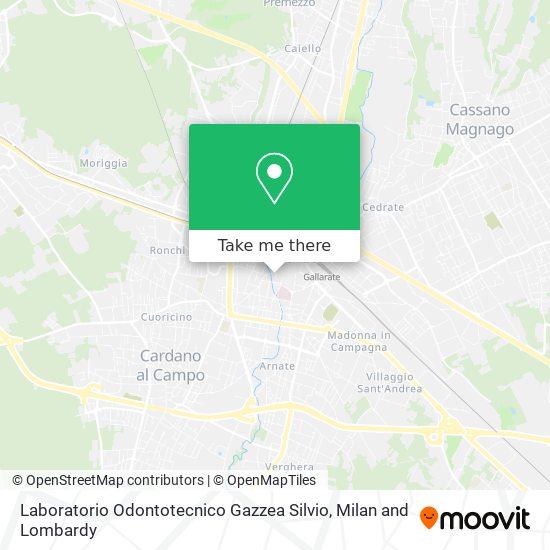 Laboratorio Odontotecnico Gazzea Silvio map