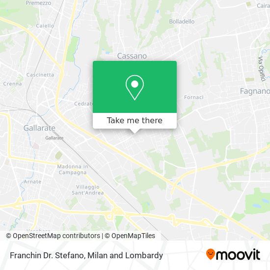 Franchin Dr. Stefano map