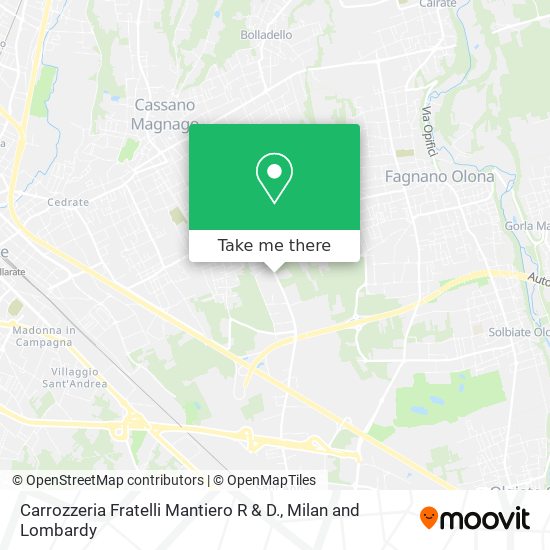 Carrozzeria Fratelli Mantiero R & D. map