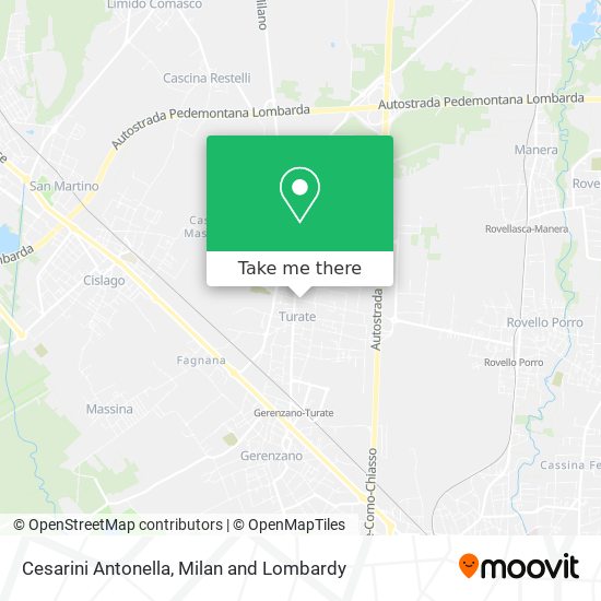 Cesarini Antonella map