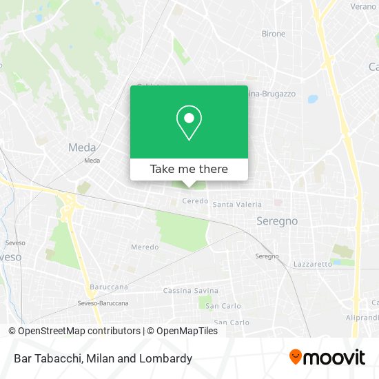 Bar Tabacchi map