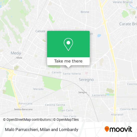 Malò Parrucchieri map