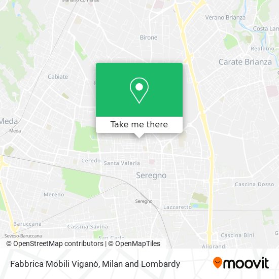 Fabbrica Mobili Viganò map