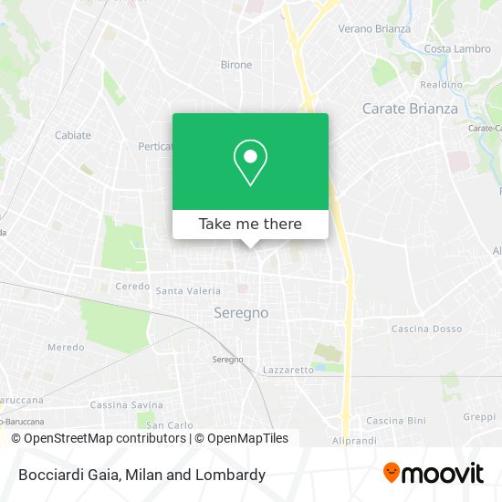 Bocciardi Gaia map