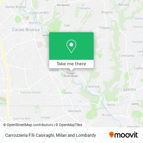 Carrozzeria F.lli Casiraghi map