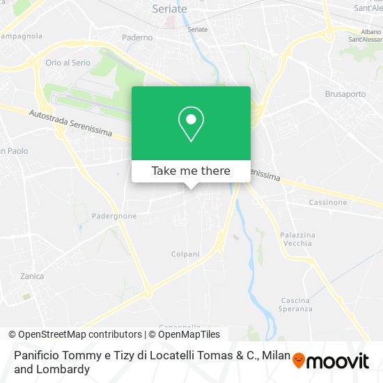 Panificio Tommy e Tizy di Locatelli Tomas & C. map