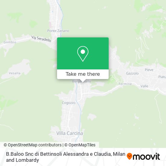 B.Baloo Snc di Bettinsoli Alessandra e Claudia map