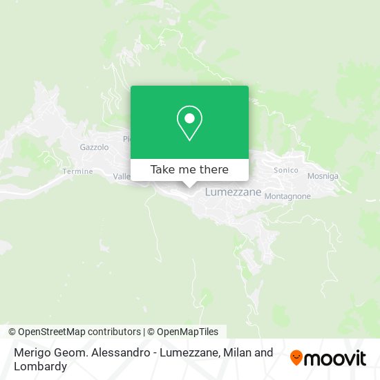 Merigo Geom. Alessandro - Lumezzane map