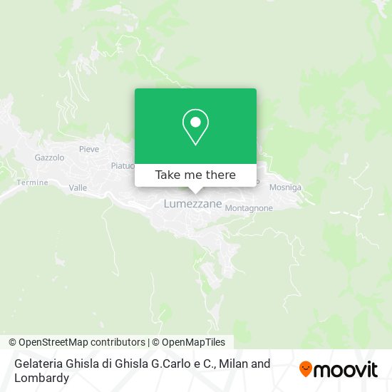 Gelateria Ghisla di Ghisla G.Carlo e C. map
