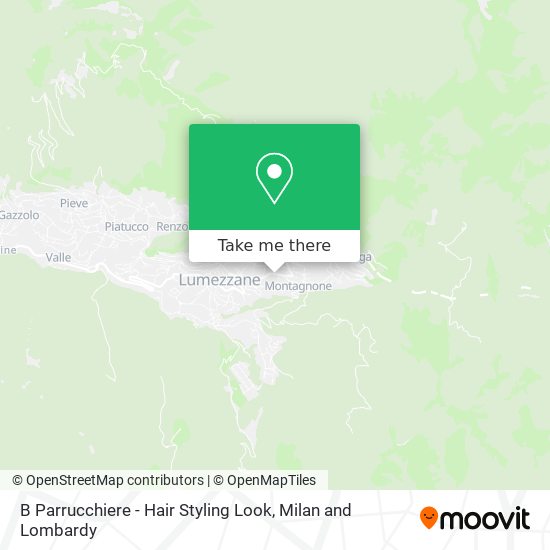 B Parrucchiere - Hair Styling Look map