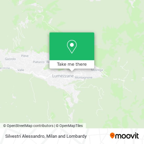 Silvestri Alessandro map