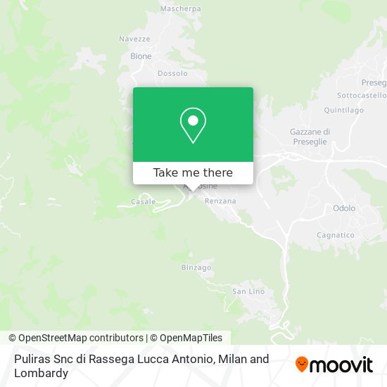 Puliras Snc di Rassega Lucca Antonio map