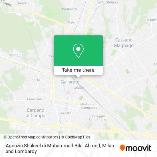 Agenzia Shakeel di Mohammad Bilal Ahmed map