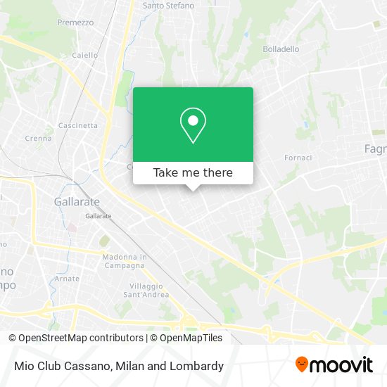 Mio Club Cassano map