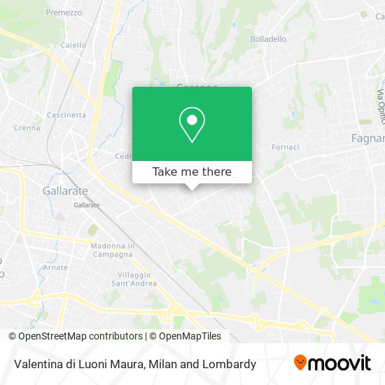 Valentina di Luoni Maura map