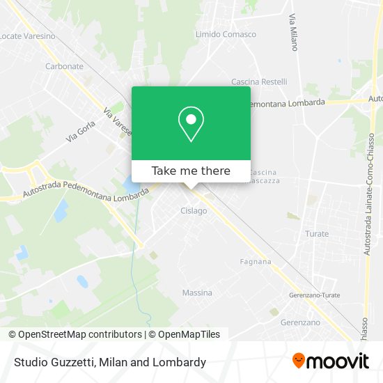 Studio Guzzetti map