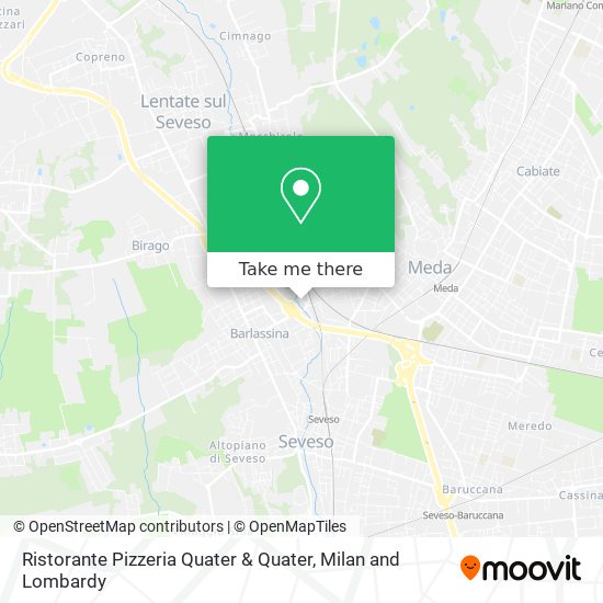 Ristorante Pizzeria Quater & Quater map