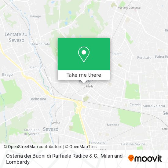 Osteria dei Buoni di Raffaele Radice & C. map