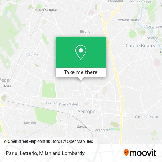 Parisi Letterio map