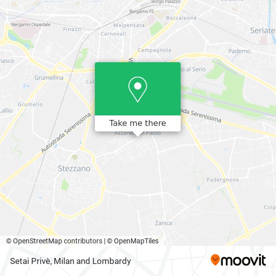 Setai Privè map