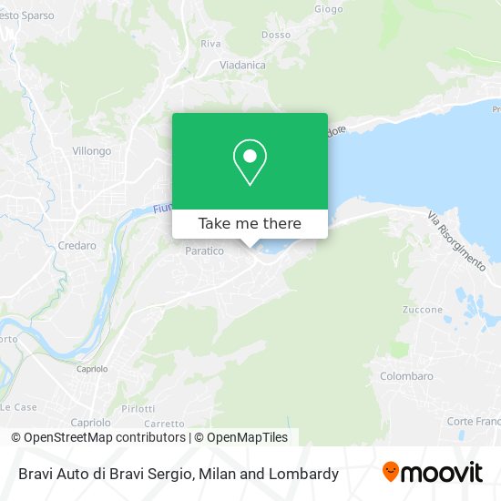 Bravi Auto di Bravi Sergio map