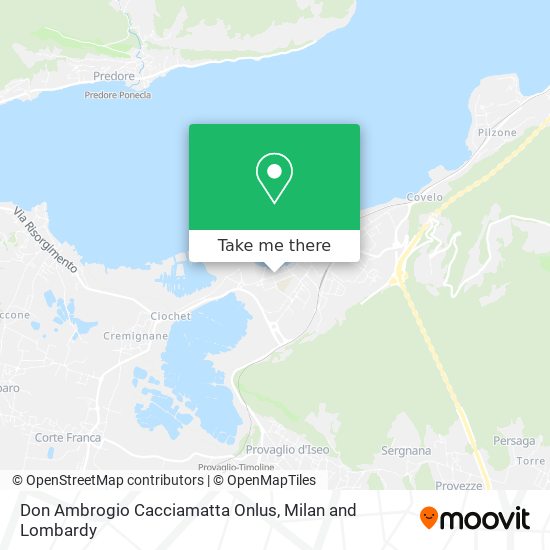 Don Ambrogio Cacciamatta Onlus map