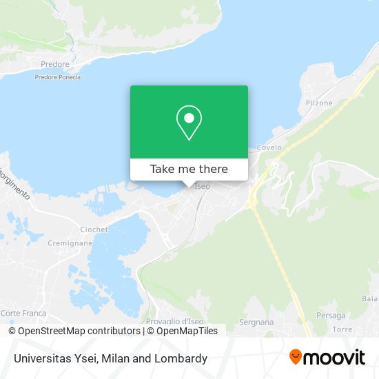 Universitas Ysei map