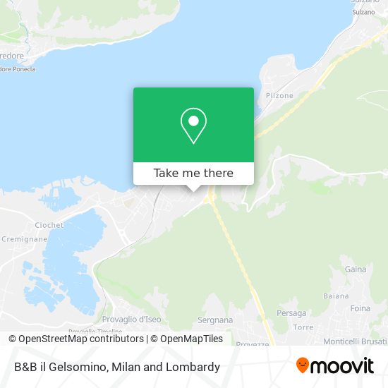 B&B il Gelsomino map