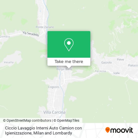 Ciccio Lavaggio Interni Auto Camion con Igienizzazione map