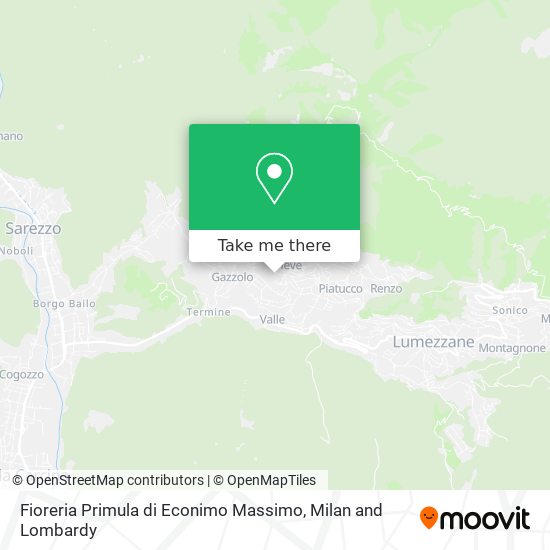 Fioreria Primula di Econimo Massimo map